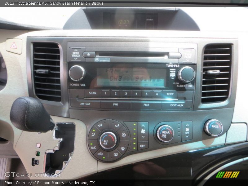 Sandy Beach Metallic / Bisque 2013 Toyota Sienna V6