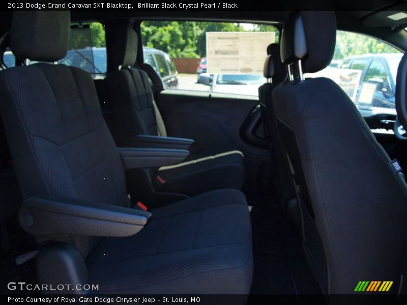 Brilliant Black Crystal Pearl / Black 2013 Dodge Grand Caravan SXT Blacktop