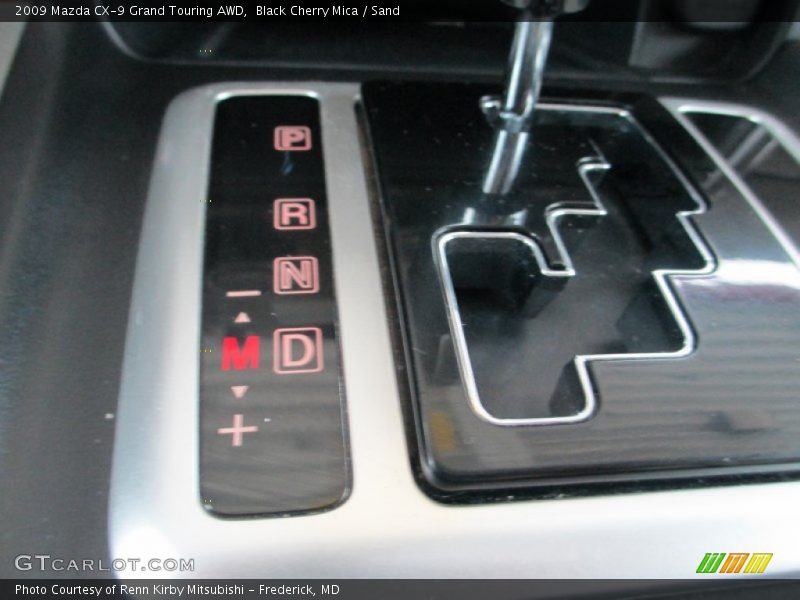 Black Cherry Mica / Sand 2009 Mazda CX-9 Grand Touring AWD