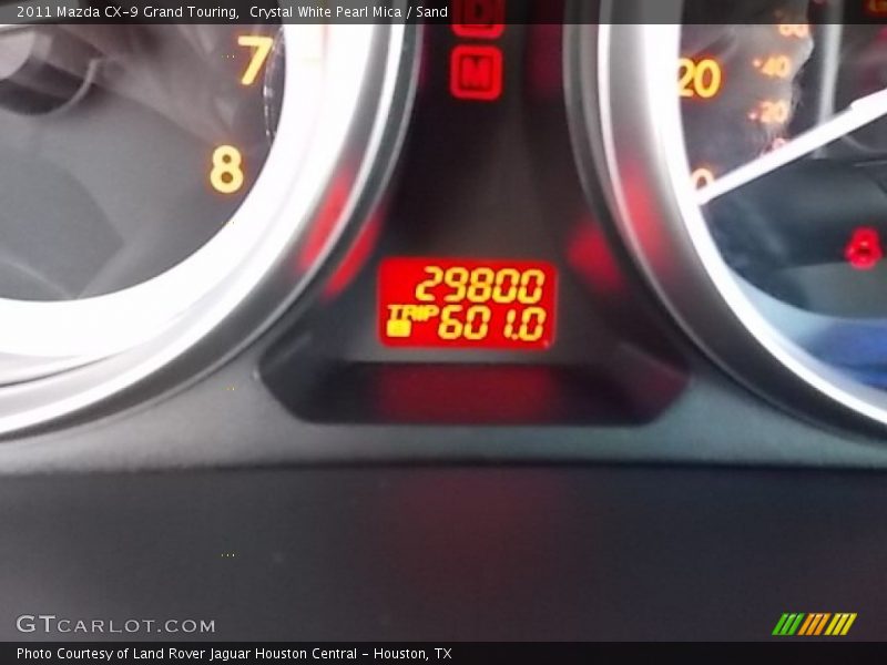 Crystal White Pearl Mica / Sand 2011 Mazda CX-9 Grand Touring