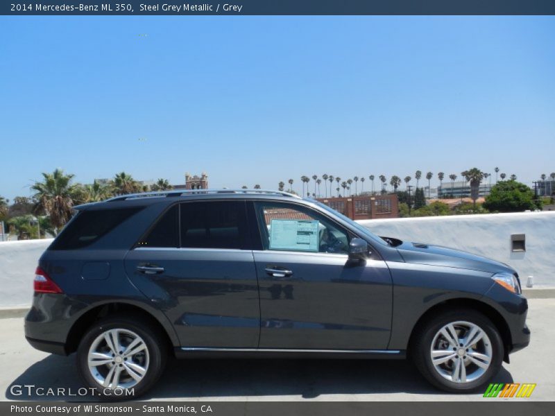 Steel Grey Metallic / Grey 2014 Mercedes-Benz ML 350