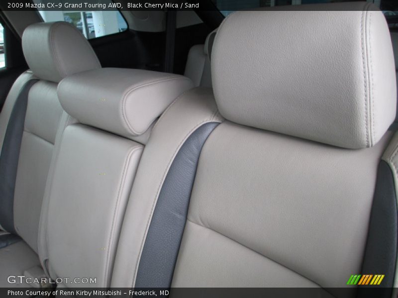 Black Cherry Mica / Sand 2009 Mazda CX-9 Grand Touring AWD