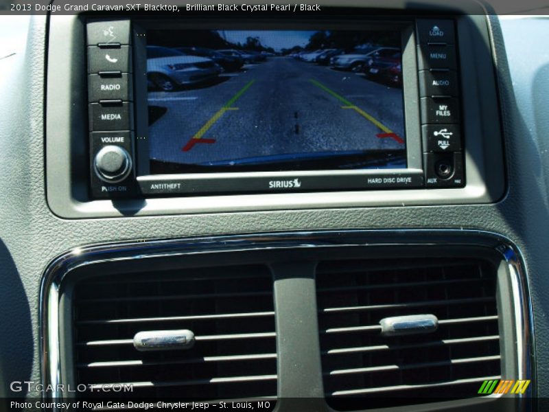Brilliant Black Crystal Pearl / Black 2013 Dodge Grand Caravan SXT Blacktop