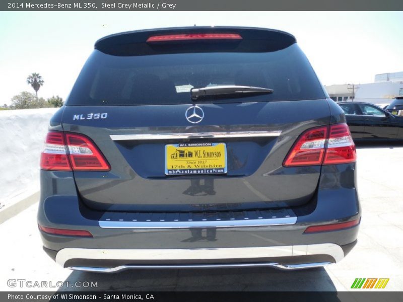Steel Grey Metallic / Grey 2014 Mercedes-Benz ML 350