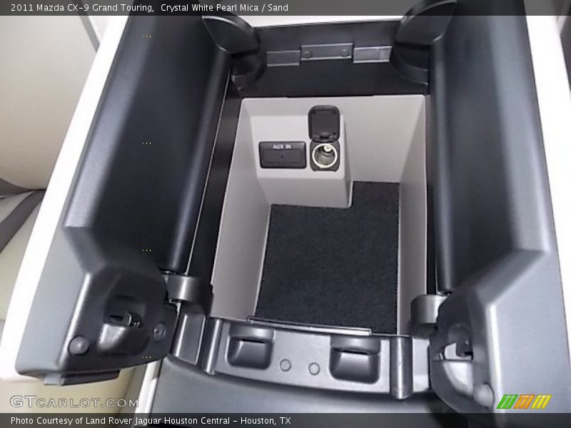 Crystal White Pearl Mica / Sand 2011 Mazda CX-9 Grand Touring