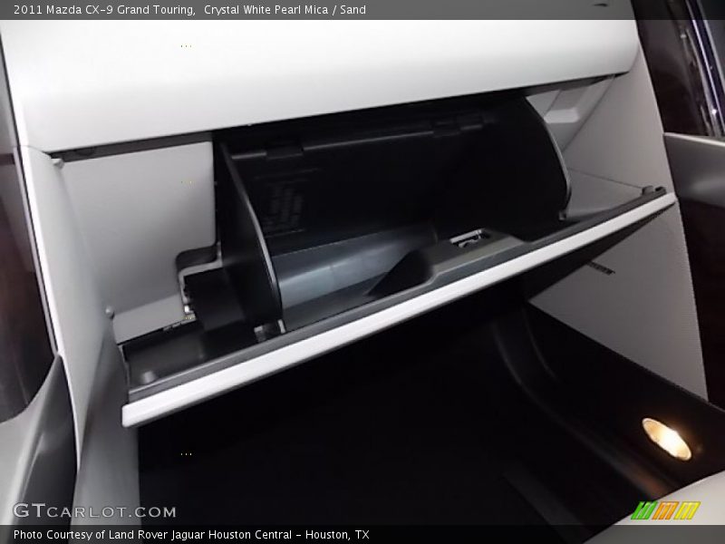 Crystal White Pearl Mica / Sand 2011 Mazda CX-9 Grand Touring