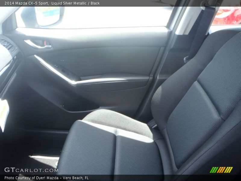 Liquid Silver Metallic / Black 2014 Mazda CX-5 Sport