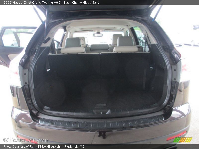 Black Cherry Mica / Sand 2009 Mazda CX-9 Grand Touring AWD