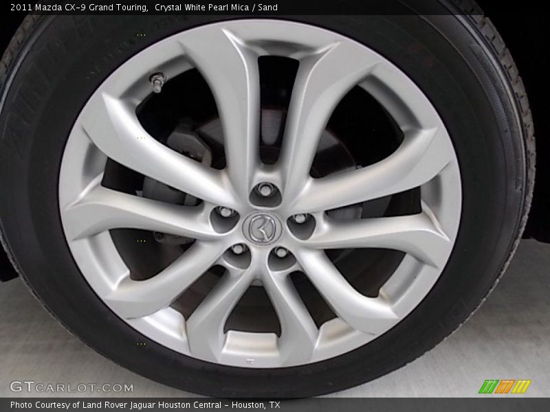 Crystal White Pearl Mica / Sand 2011 Mazda CX-9 Grand Touring