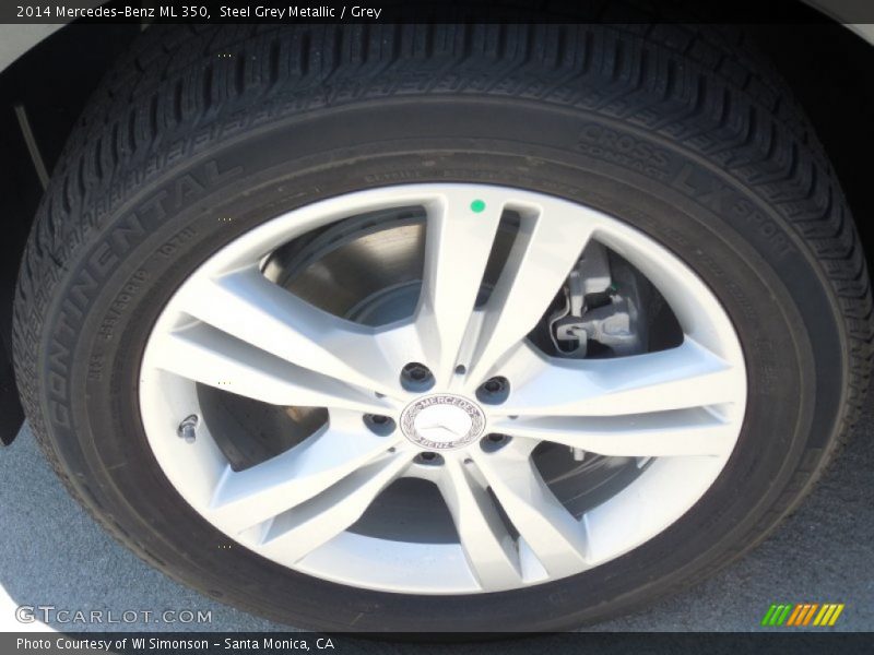 Steel Grey Metallic / Grey 2014 Mercedes-Benz ML 350