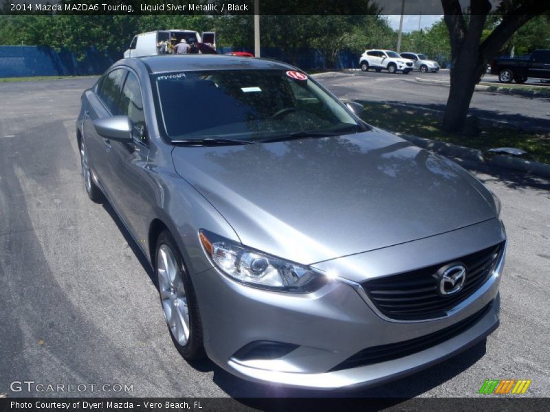 Liquid Siver Metallic / Black 2014 Mazda MAZDA6 Touring