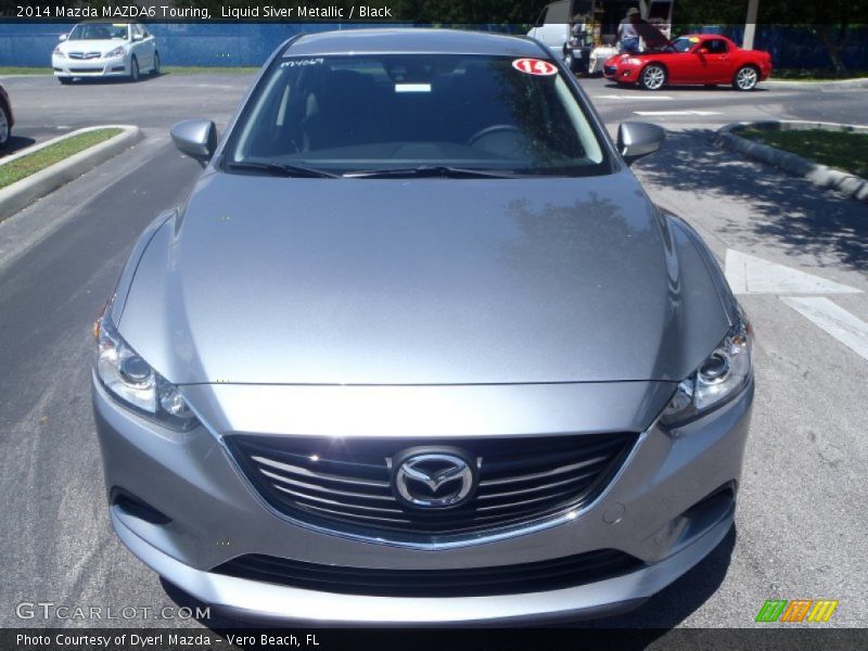 Liquid Siver Metallic / Black 2014 Mazda MAZDA6 Touring