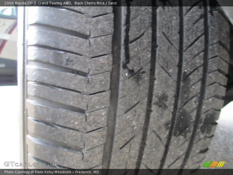 Black Cherry Mica / Sand 2009 Mazda CX-9 Grand Touring AWD