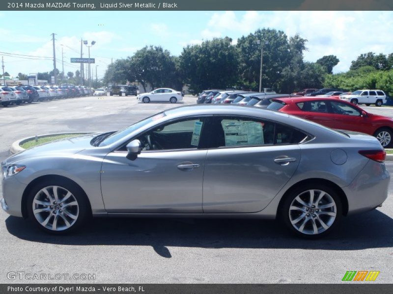 Liquid Siver Metallic / Black 2014 Mazda MAZDA6 Touring