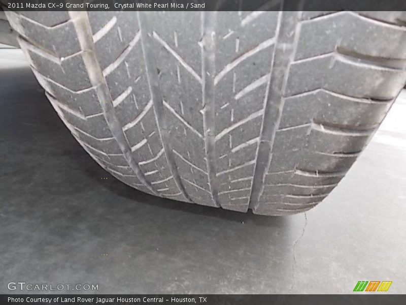 Crystal White Pearl Mica / Sand 2011 Mazda CX-9 Grand Touring