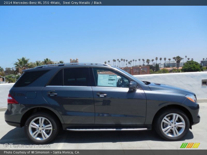 Steel Grey Metallic / Black 2014 Mercedes-Benz ML 350 4Matic