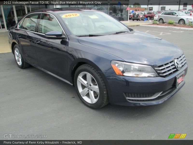 Night Blue Metallic / Moonrock Gray 2012 Volkswagen Passat TDI SE
