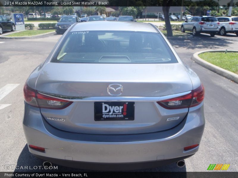 Liquid Siver Metallic / Black 2014 Mazda MAZDA6 Touring