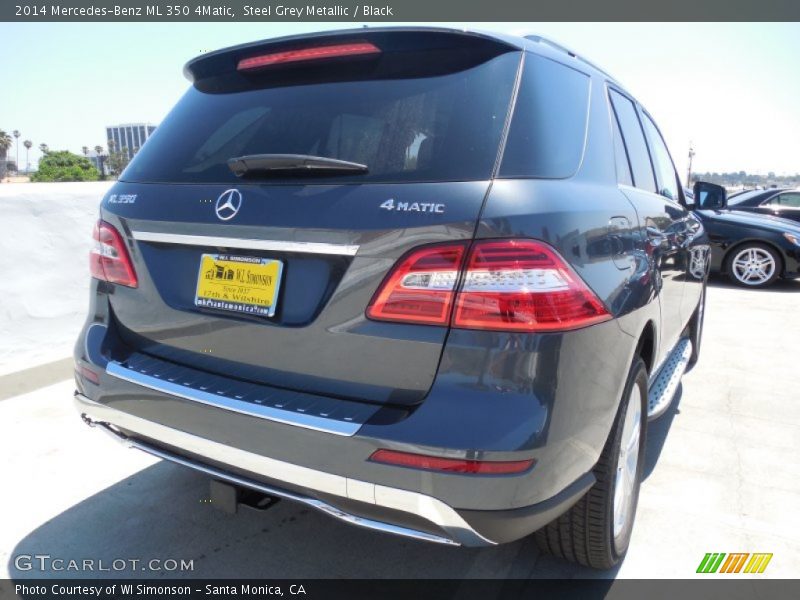 Steel Grey Metallic / Black 2014 Mercedes-Benz ML 350 4Matic
