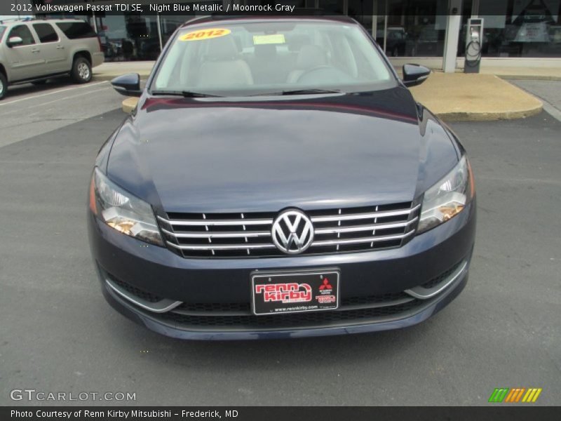 Night Blue Metallic / Moonrock Gray 2012 Volkswagen Passat TDI SE