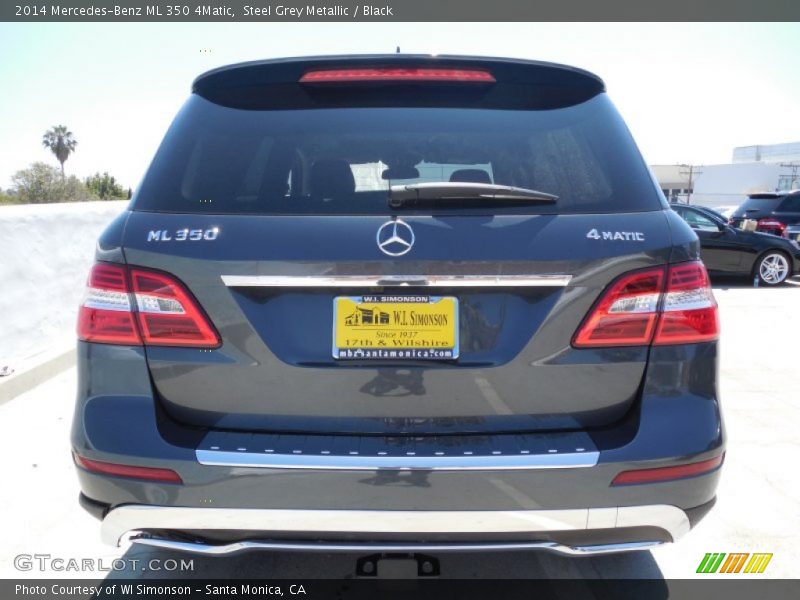 Steel Grey Metallic / Black 2014 Mercedes-Benz ML 350 4Matic