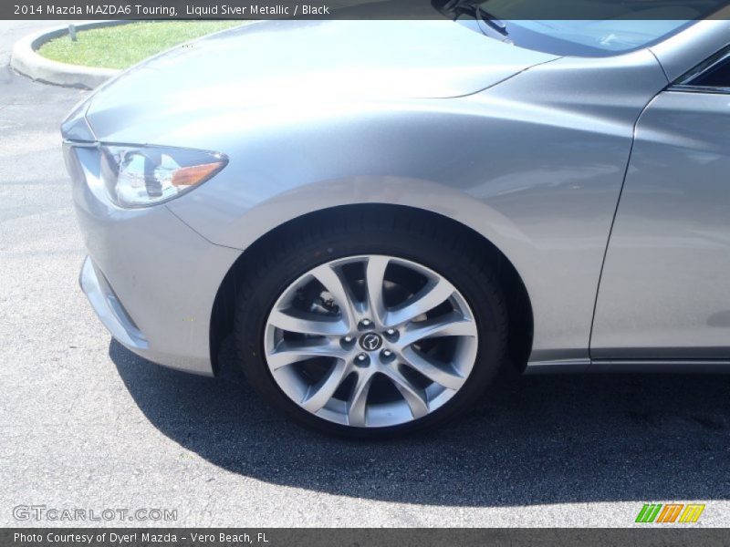 Liquid Siver Metallic / Black 2014 Mazda MAZDA6 Touring