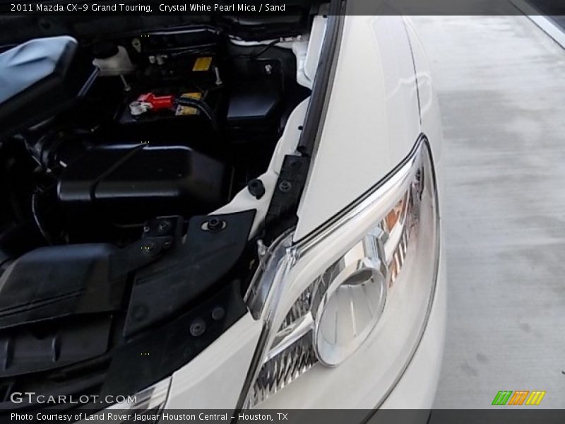 Crystal White Pearl Mica / Sand 2011 Mazda CX-9 Grand Touring