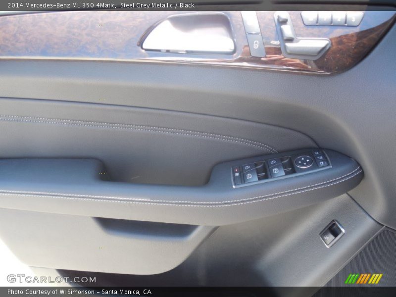Steel Grey Metallic / Black 2014 Mercedes-Benz ML 350 4Matic