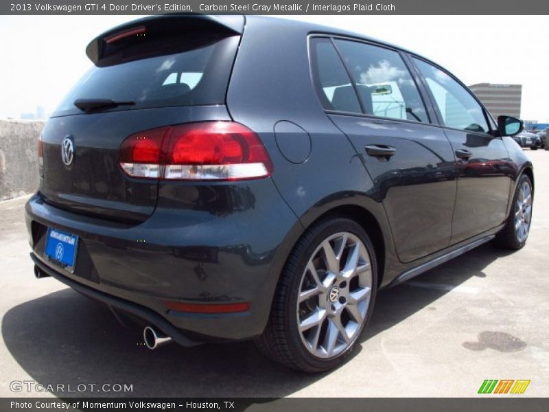 Carbon Steel Gray Metallic / Interlagos Plaid Cloth 2013 Volkswagen GTI 4 Door Driver's Edition