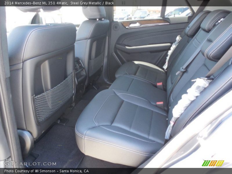 Steel Grey Metallic / Black 2014 Mercedes-Benz ML 350 4Matic