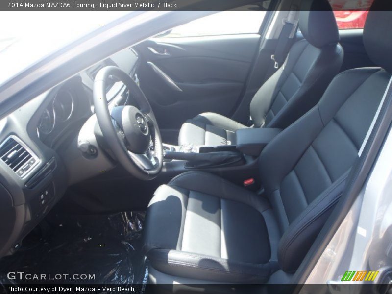 Liquid Siver Metallic / Black 2014 Mazda MAZDA6 Touring
