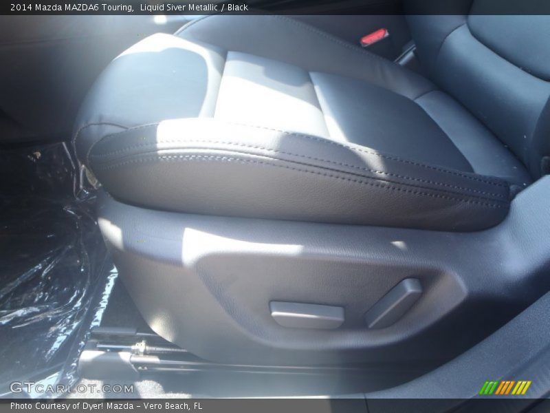 Liquid Siver Metallic / Black 2014 Mazda MAZDA6 Touring