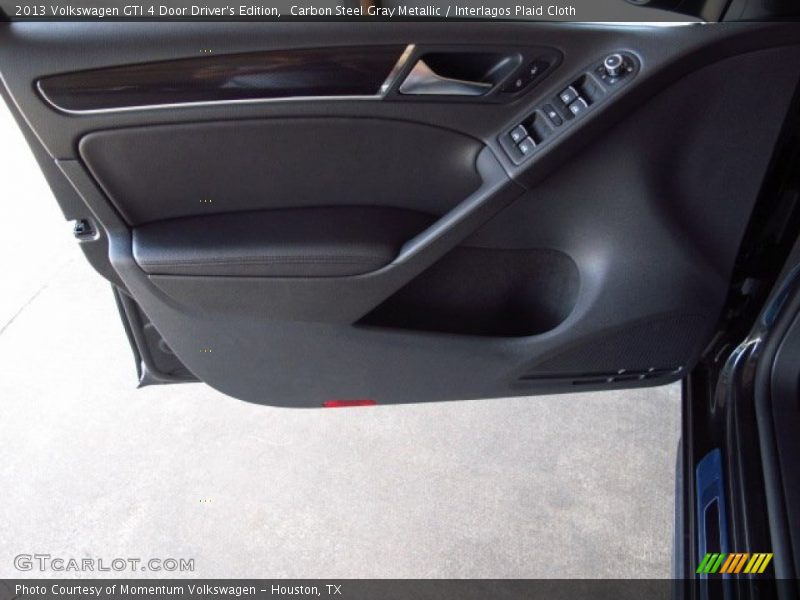Carbon Steel Gray Metallic / Interlagos Plaid Cloth 2013 Volkswagen GTI 4 Door Driver's Edition