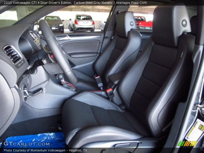 Carbon Steel Gray Metallic / Interlagos Plaid Cloth 2013 Volkswagen GTI 4 Door Driver's Edition