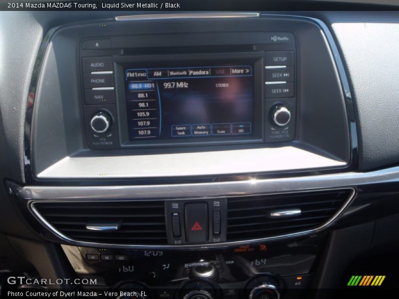 Liquid Siver Metallic / Black 2014 Mazda MAZDA6 Touring