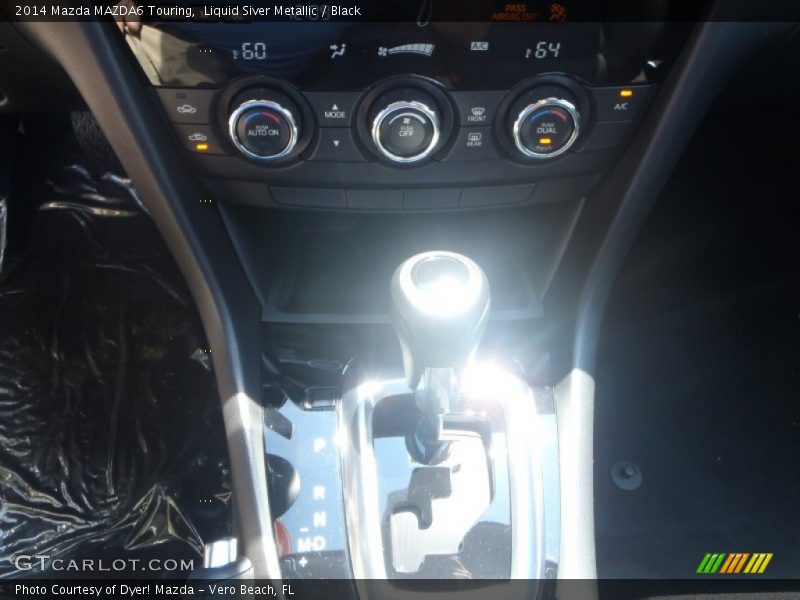 Liquid Siver Metallic / Black 2014 Mazda MAZDA6 Touring