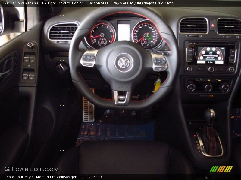 Carbon Steel Gray Metallic / Interlagos Plaid Cloth 2013 Volkswagen GTI 4 Door Driver's Edition