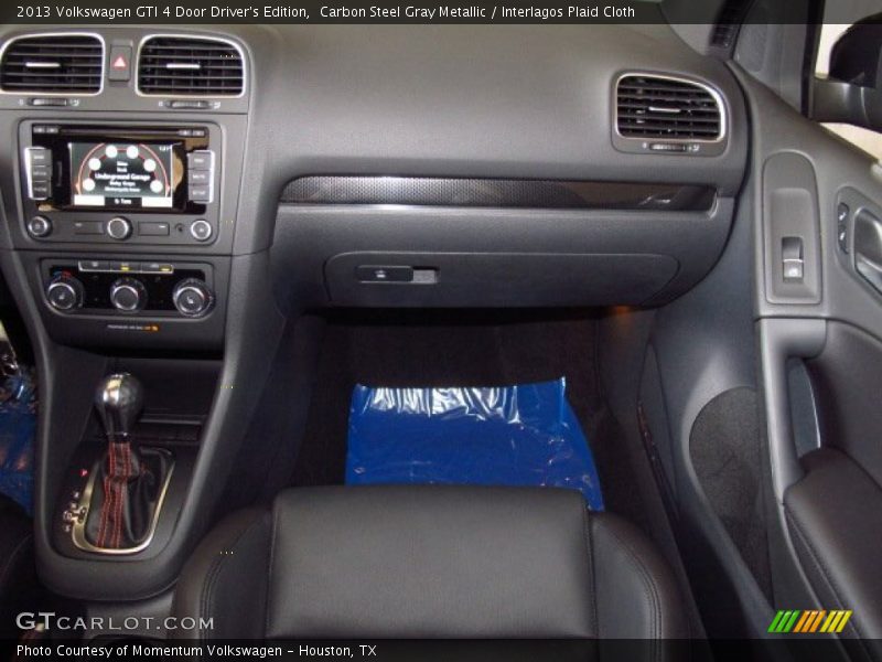 Carbon Steel Gray Metallic / Interlagos Plaid Cloth 2013 Volkswagen GTI 4 Door Driver's Edition