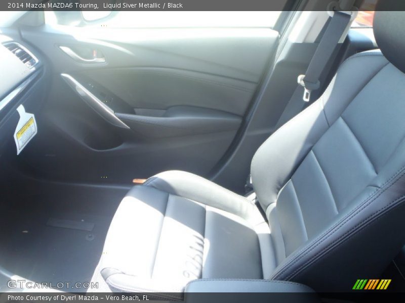 Liquid Siver Metallic / Black 2014 Mazda MAZDA6 Touring