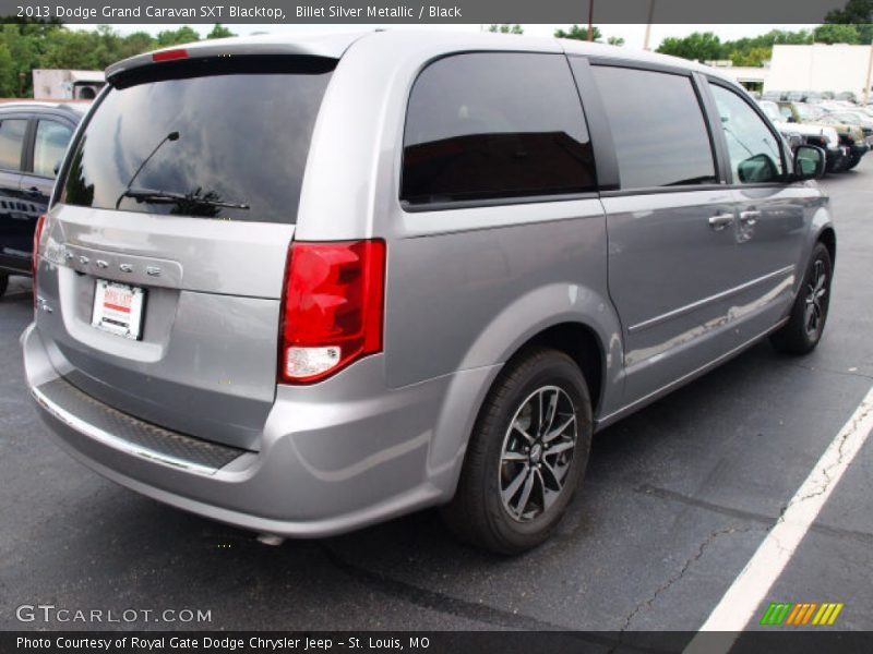 Billet Silver Metallic / Black 2013 Dodge Grand Caravan SXT Blacktop
