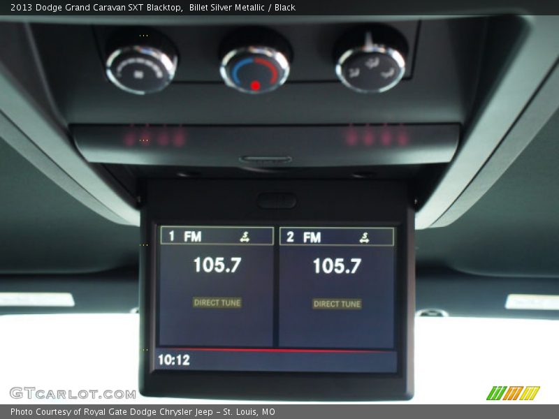 Controls of 2013 Grand Caravan SXT Blacktop