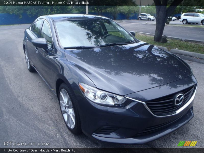 Meteor Gray Mica / Black 2014 Mazda MAZDA6 Touring