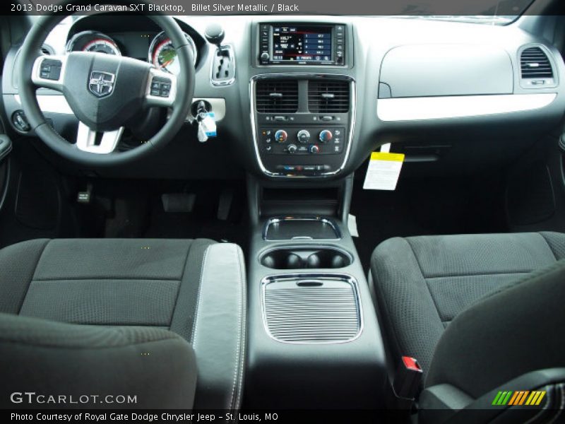 Dashboard of 2013 Grand Caravan SXT Blacktop