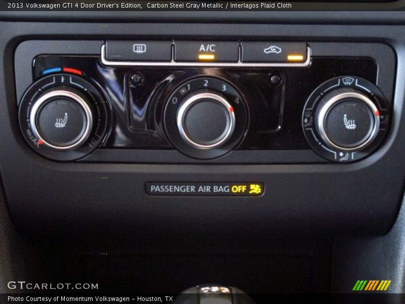 Carbon Steel Gray Metallic / Interlagos Plaid Cloth 2013 Volkswagen GTI 4 Door Driver's Edition