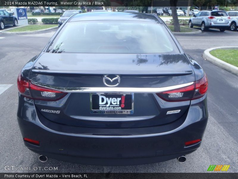 Meteor Gray Mica / Black 2014 Mazda MAZDA6 Touring