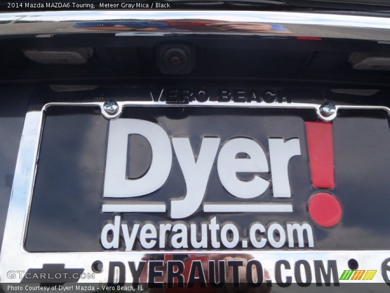 Meteor Gray Mica / Black 2014 Mazda MAZDA6 Touring