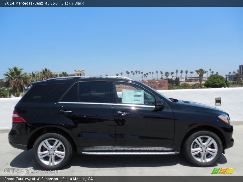 Black / Black 2014 Mercedes-Benz ML 350