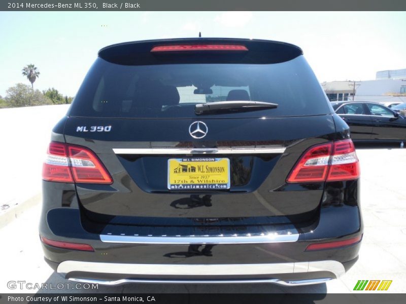 Black / Black 2014 Mercedes-Benz ML 350