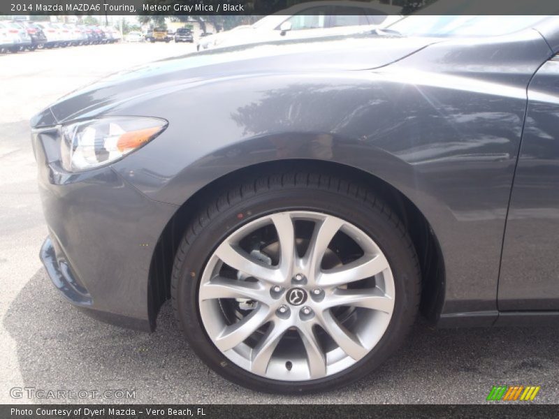 Meteor Gray Mica / Black 2014 Mazda MAZDA6 Touring