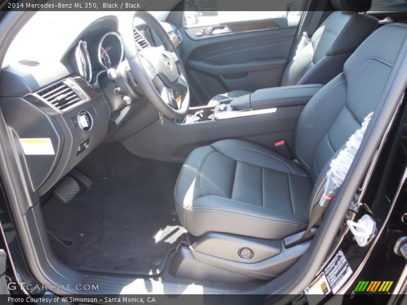 Black / Black 2014 Mercedes-Benz ML 350